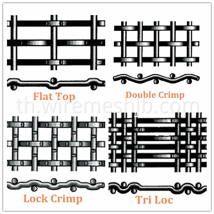 Crimped wire mesh